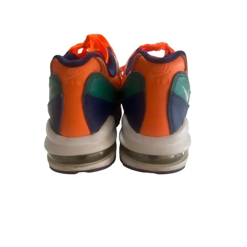 NIKE AIRMAX 95 NEPTUNE green orange and blue YOUTH size 6